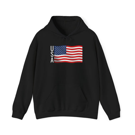 USA Flag Graphic Hoodie