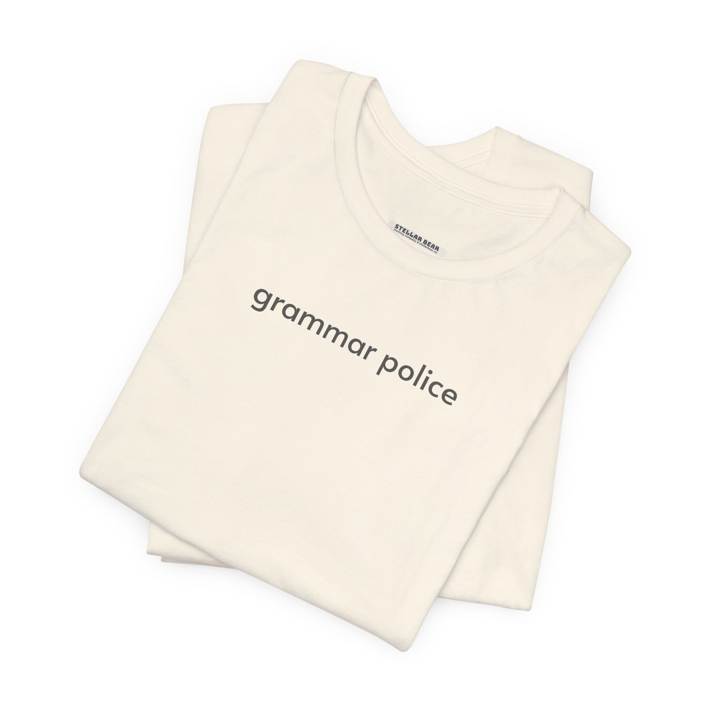 Grammar Police Minimalist Style T-Shirt