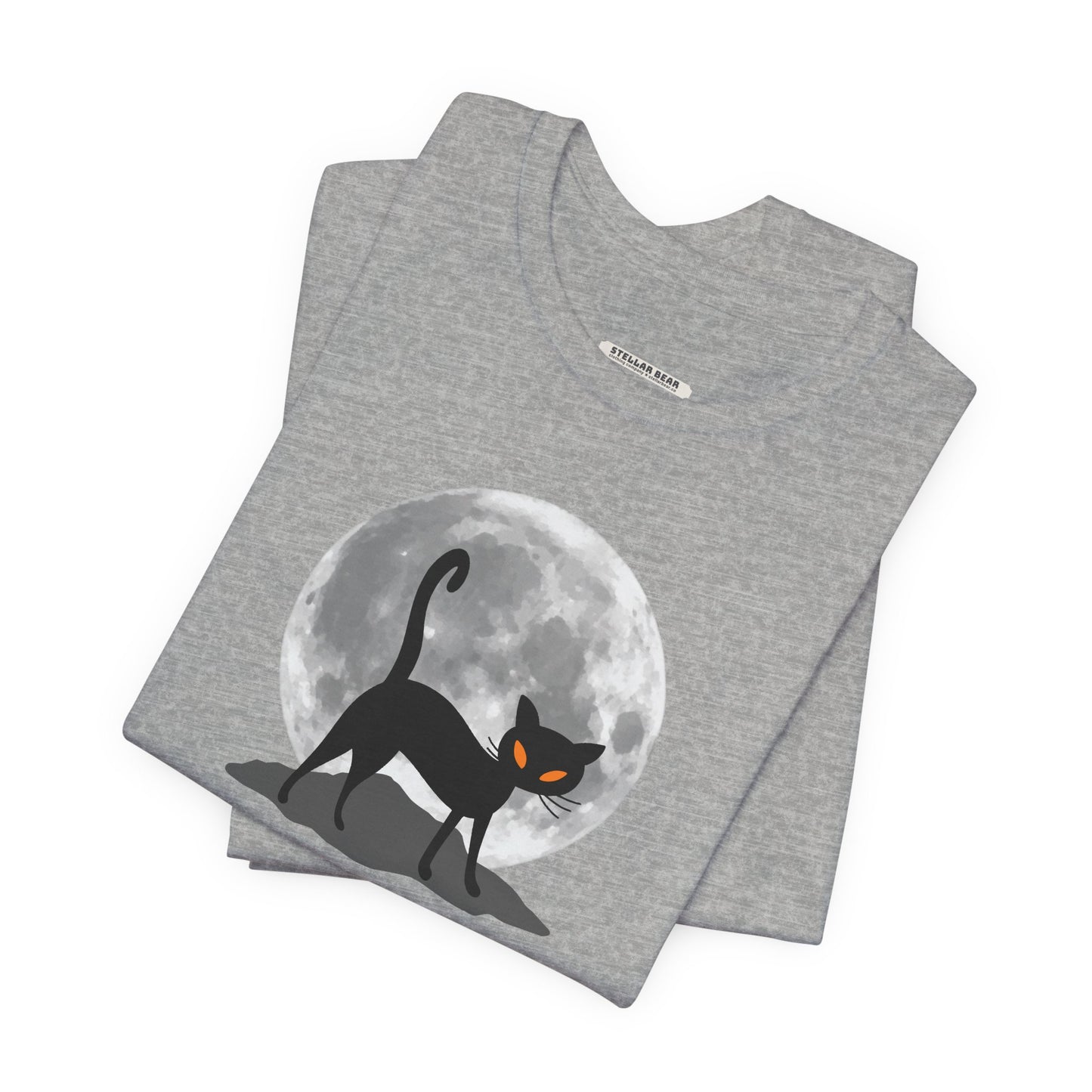 Cat Moon Graphic T-Shirt
