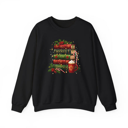 All Booked for Christmas Graphic Sweatshirt
