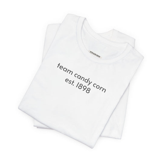 Team Candy Corn Minimalist Style T-Shirt