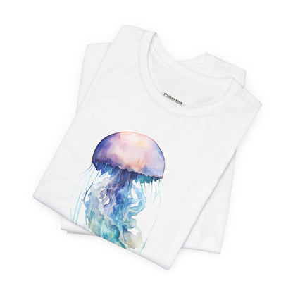 Jellyfish Lavender Green Graphic T-Shirt