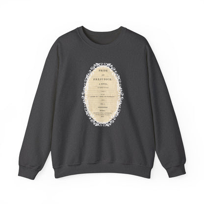 Pride and Prejudice First Edition Title Page 1813 Vintage Graphic Sweatshirt (Jane Austen)