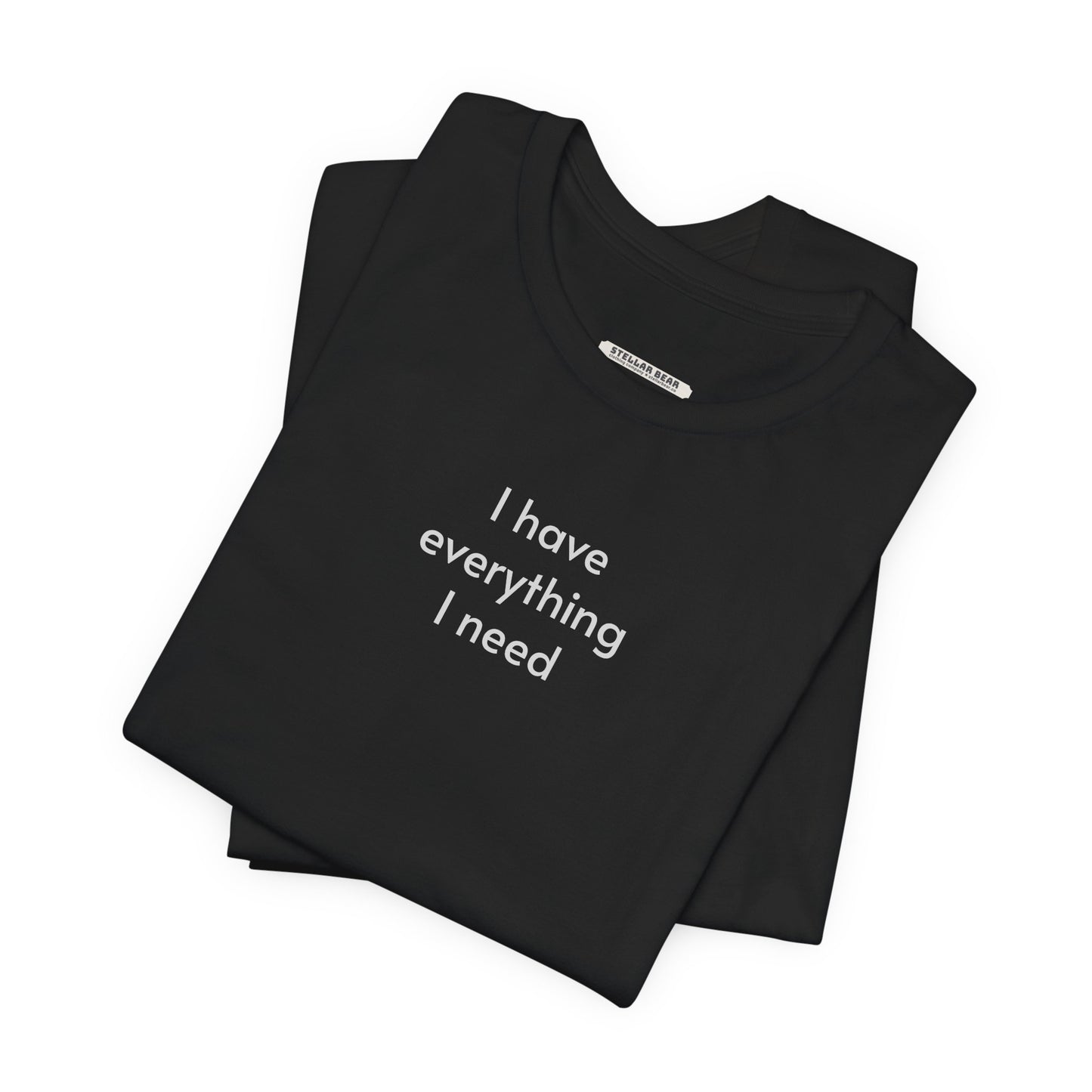I Have Everything I Need Minimalist Style T-Shirt