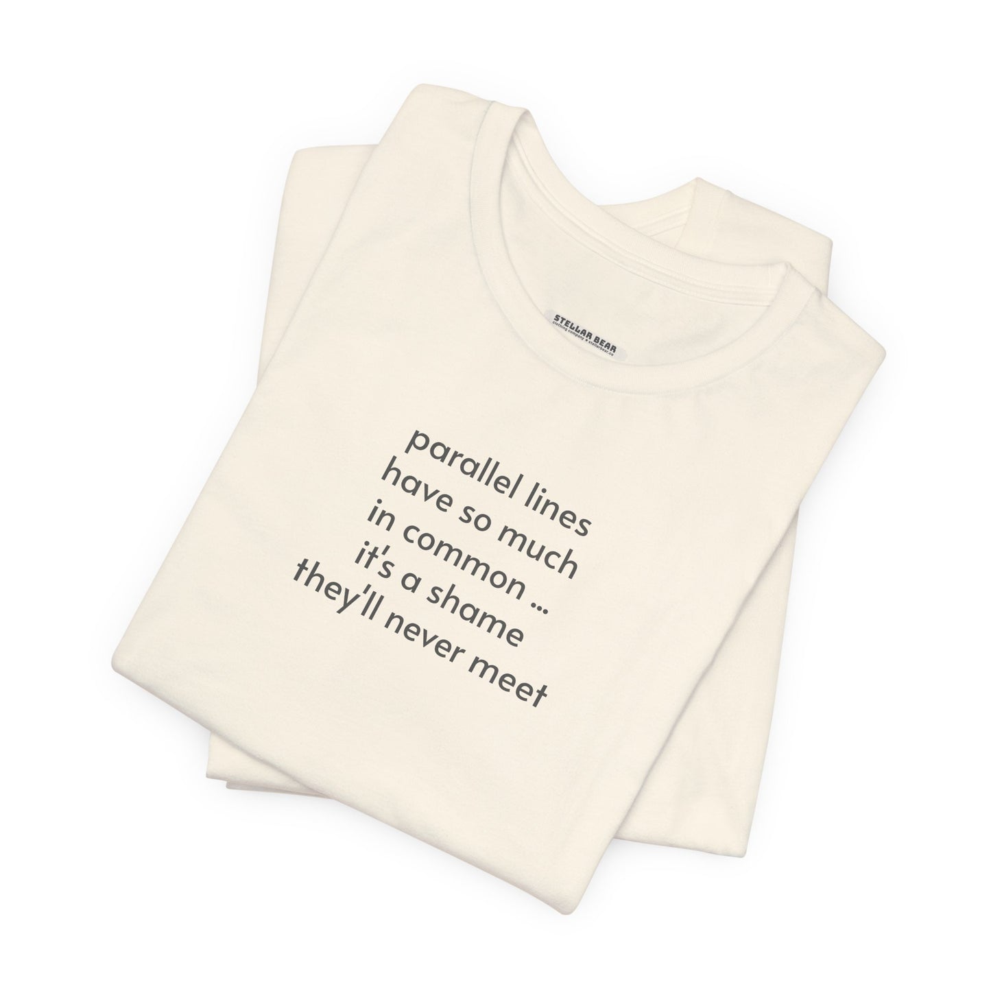 Parallel Lines Minimalist Style T-Shirt